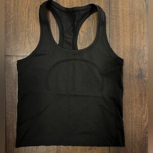 LULULEMON black racerback tank top size 6